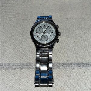 Vintage Swatch Irony Stainless Steel Not Working Watch